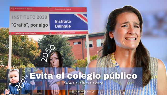 Mis razones para no llevar a mis hijos a un colegio público español