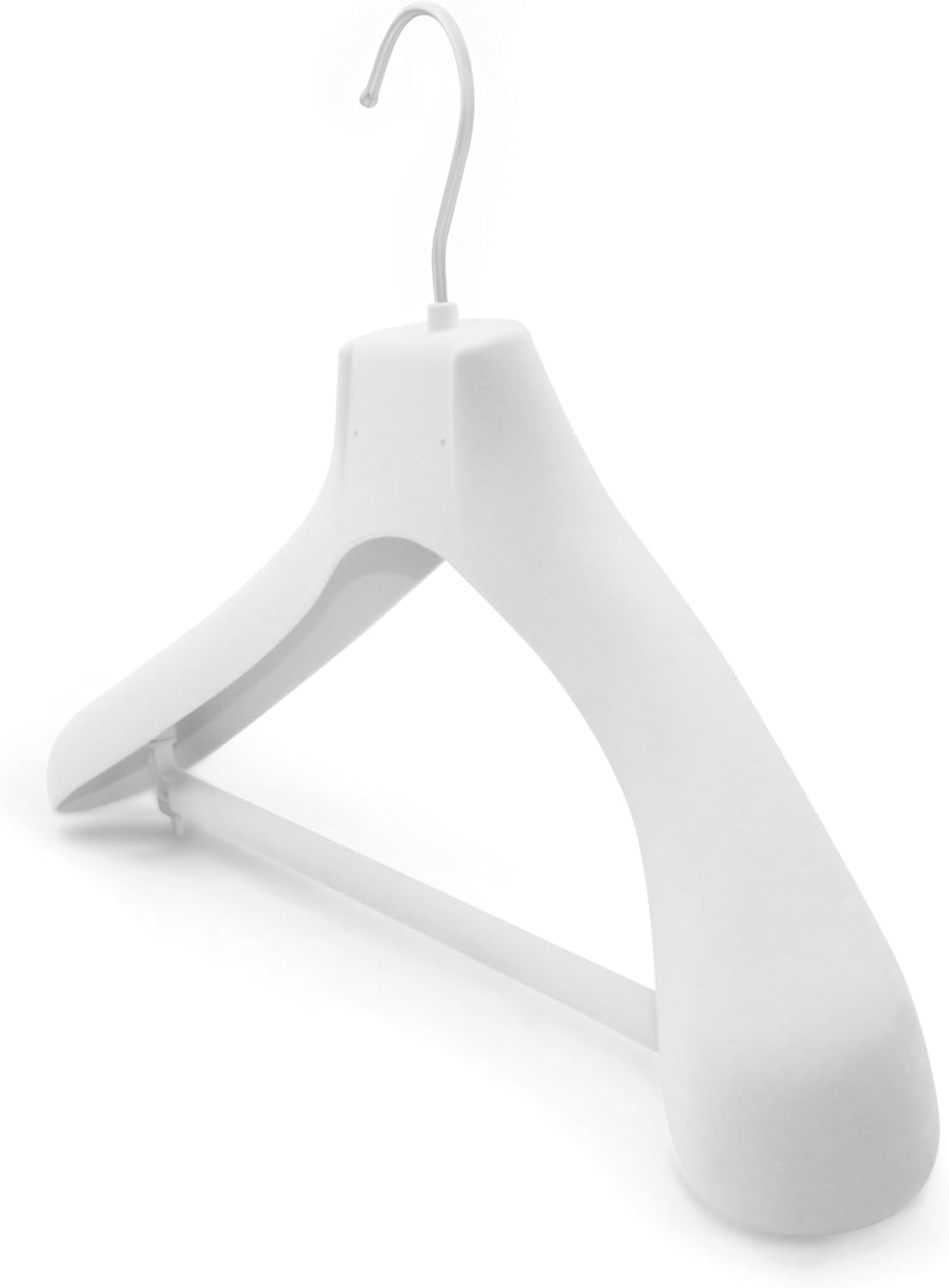 Velvet non-slip hanger with bar Velvet non-slip hanger with bar